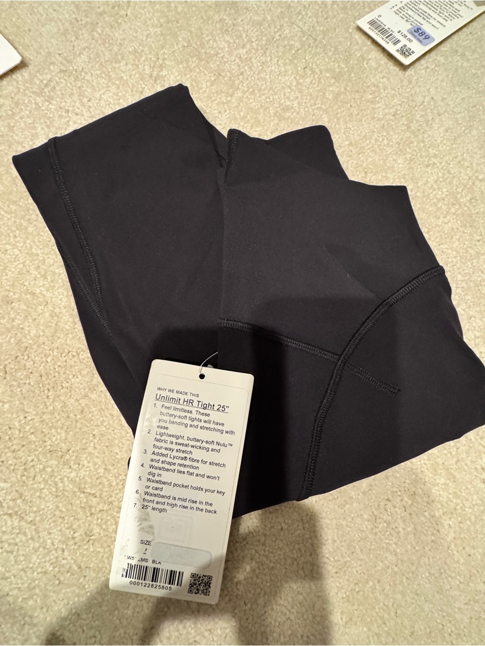 Lululemon ultimate Black High-Rise 25" Tights